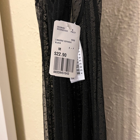 FOREVER21 Black Slip Dress - Picture 3 of 4